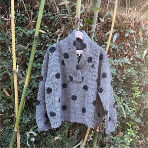 NWT The Great. Dotted Pullover Sweater - Size 1